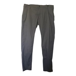 Birddogs Men's Grey Chino Performance Pants With Liner 36x32 Golf Travel Outdoor
